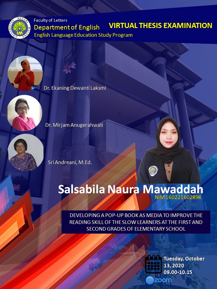 Virtual Thesis Exam: Salsabila Naura Mawaddah