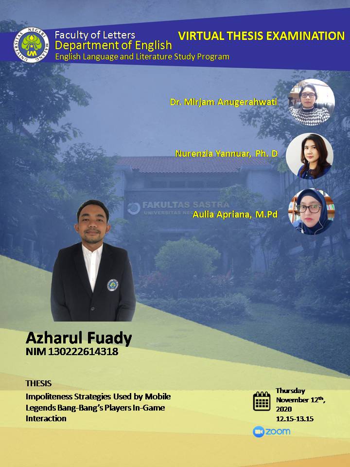 Virtual Thesis Examination AZHARUL FUADY