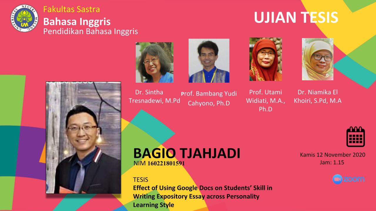 Virtual Thesis Examination BAGIO TJAHJADI