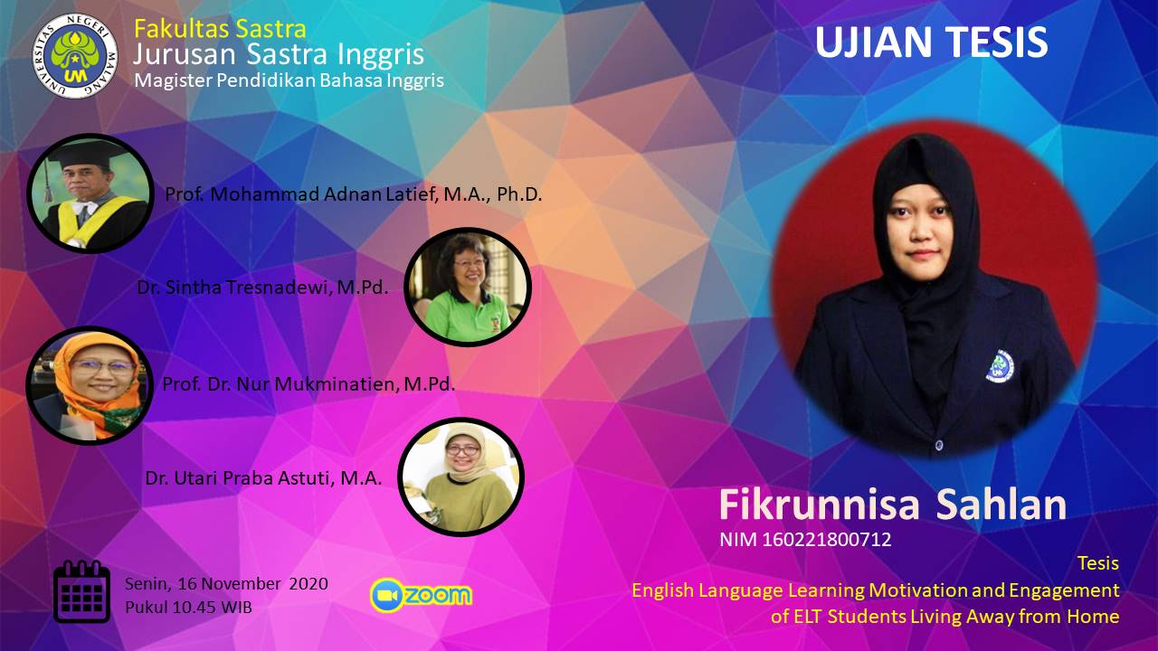 Virtual Thesis Examination FIKRUNNISA SAHLAN
