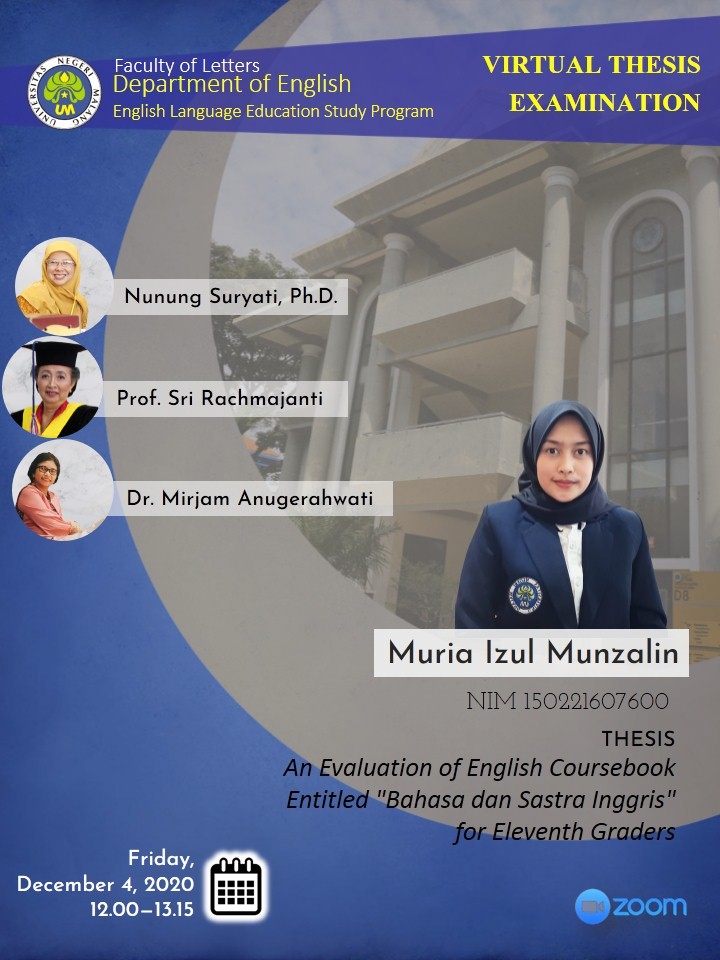 Virtual Thesis Examination MURIA IZUL MUNZALIM