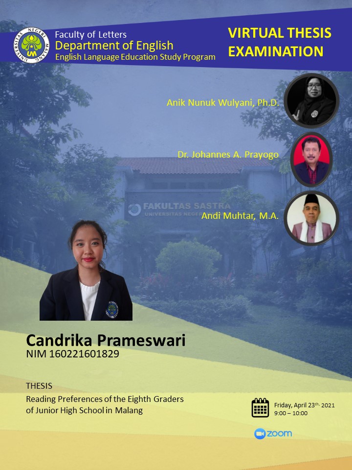 Virtual Thesis Examination CANDRIKA PRAMESWARI