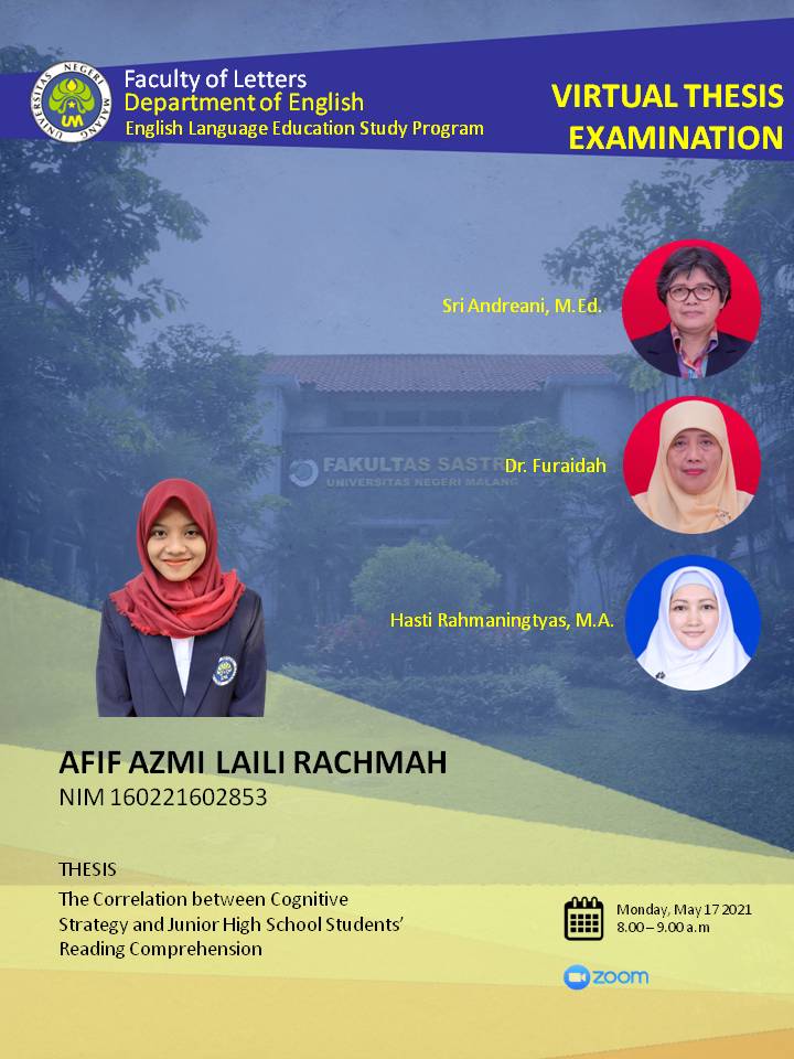 Virtual Thesis Examination AFIF AZMI LAILI RACHMAH