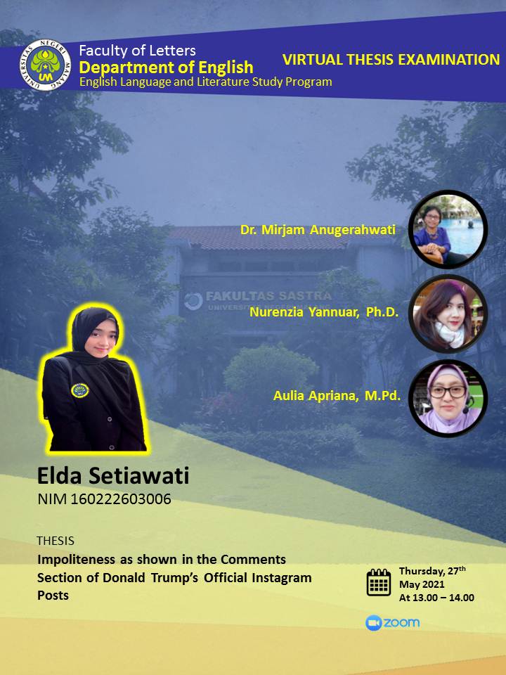 Virtual Thesis Examination ELDA SETIAWATI