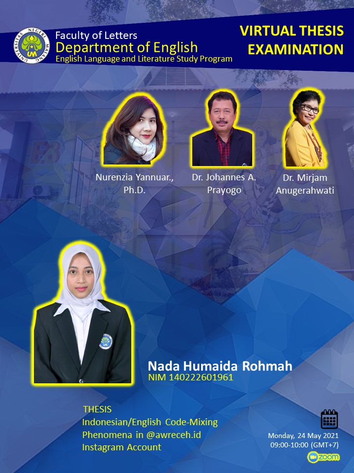 Virtual Thesis Examination NADA HUMAIDA ROHMAH