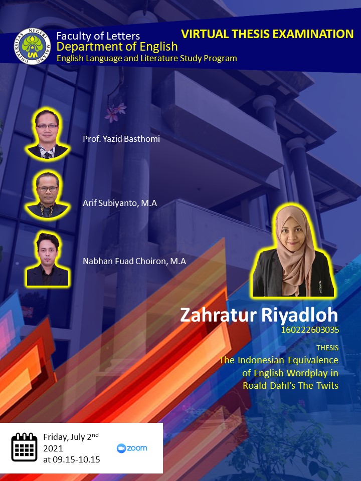 Virtual Thesis ZAHRATUL RIYADLOH