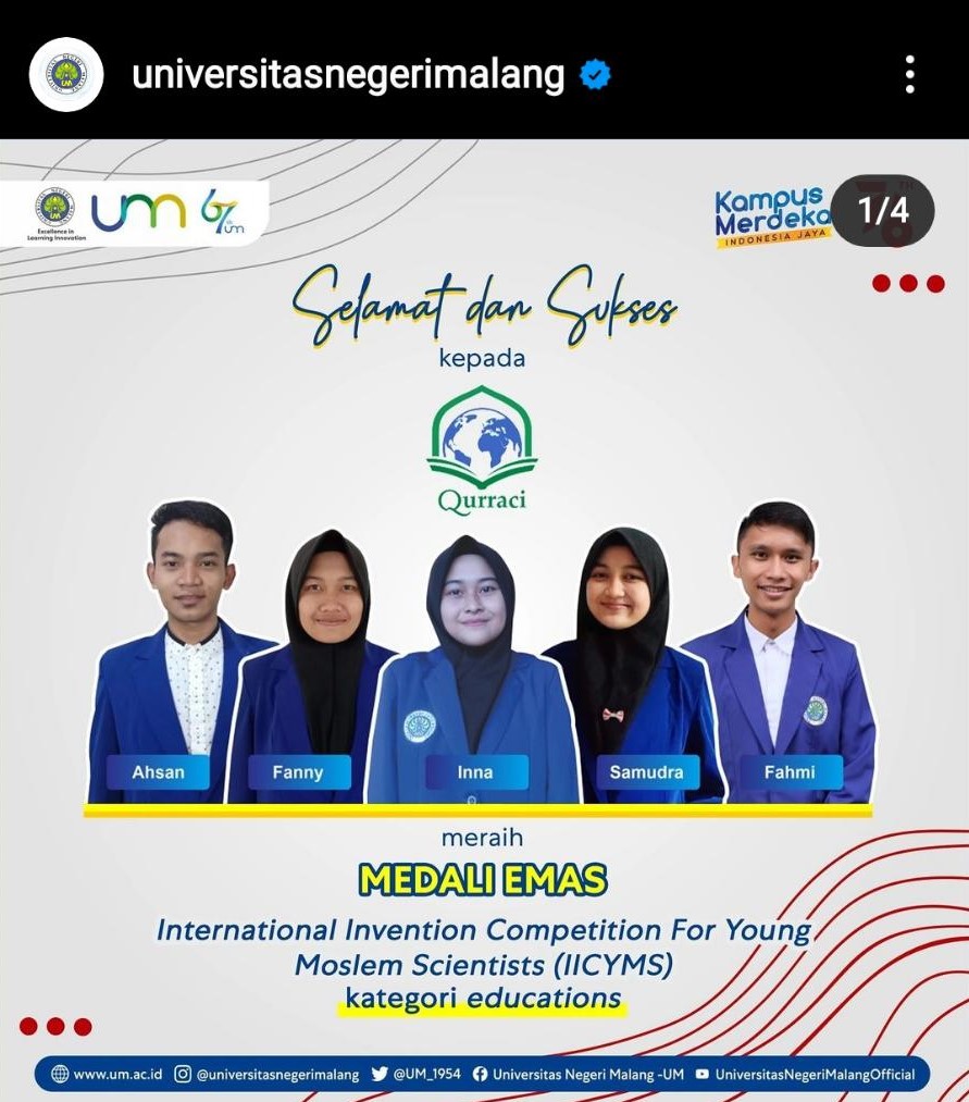 Gold Medal for Our Students