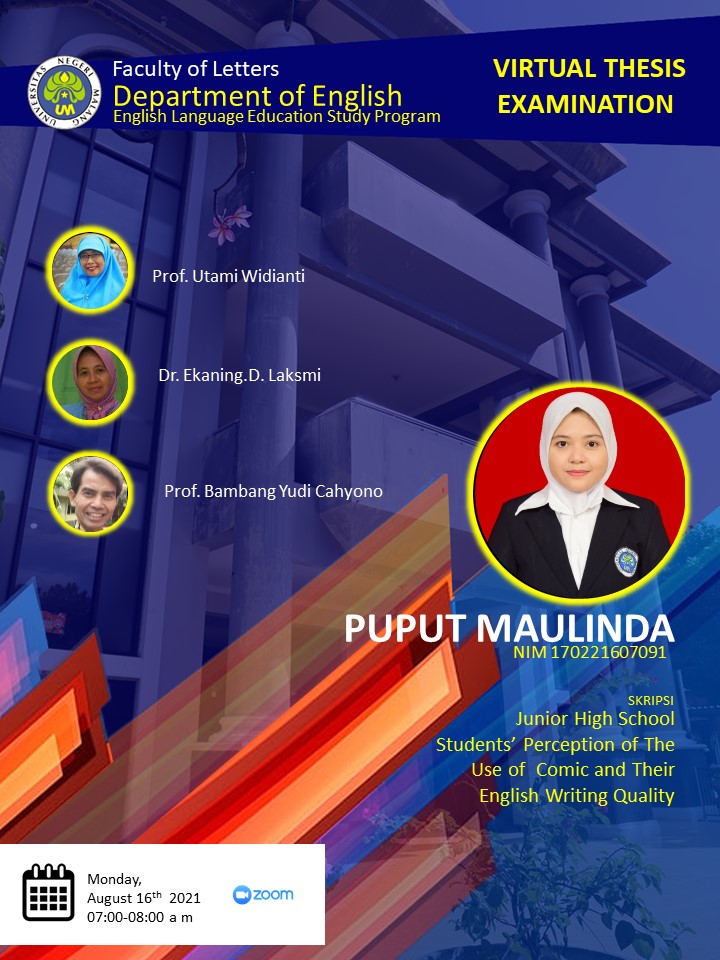 Virtual Thesis Examination PUPUT MAULINDA