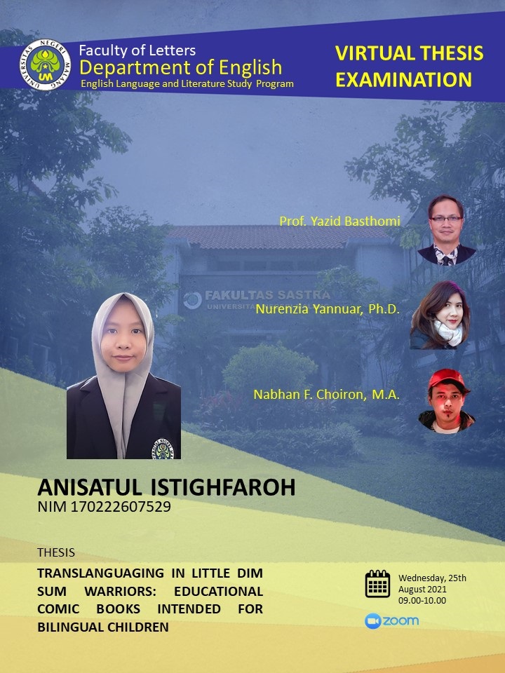Virtual Thesis Examination ANISATUL ISTIGHFAROH
