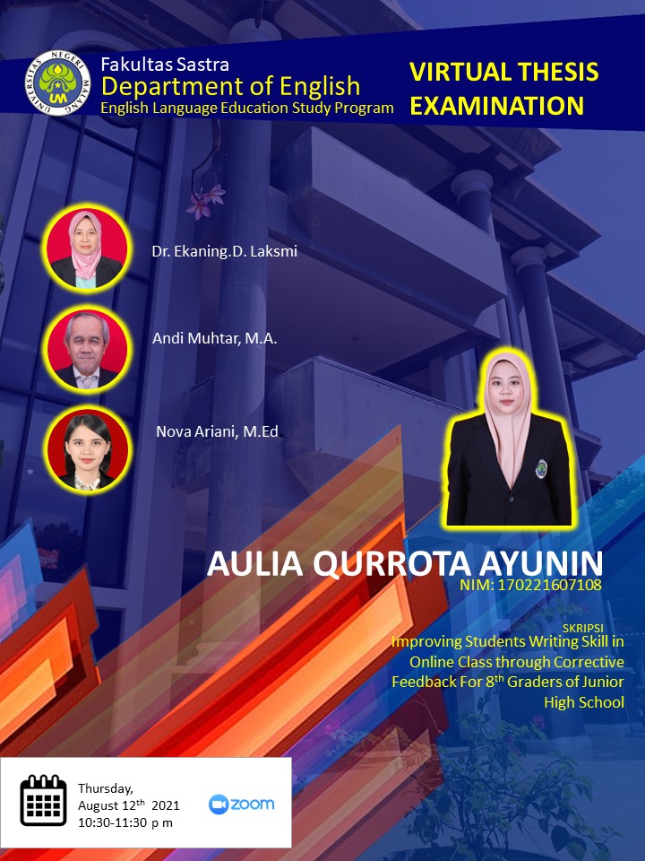 Virtual Thesis Examination AULIA QURROTA AYUNIN