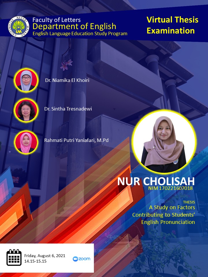 Virtual Thesis Examination NUR CHOLISAH