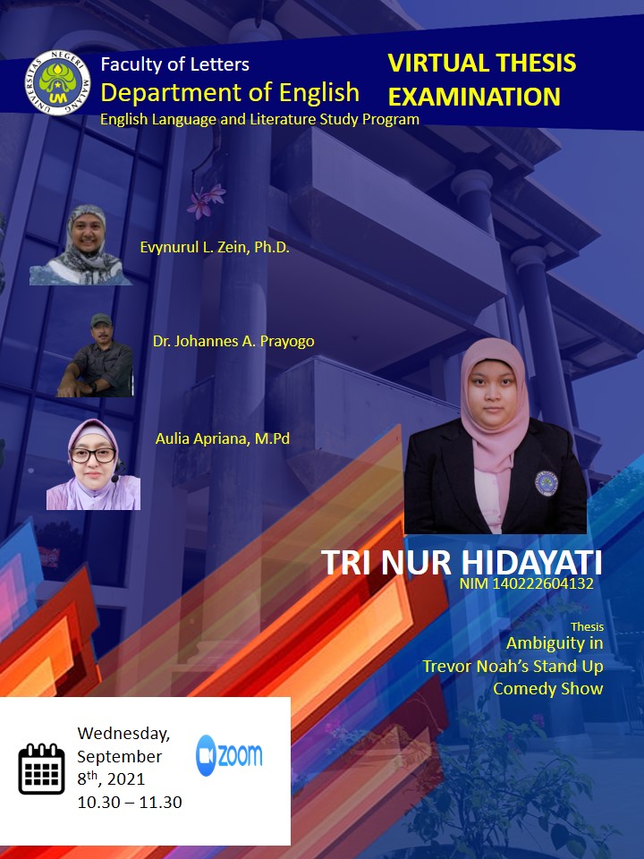 Virtual Thesis Examination TRI NUR HIDAYATI