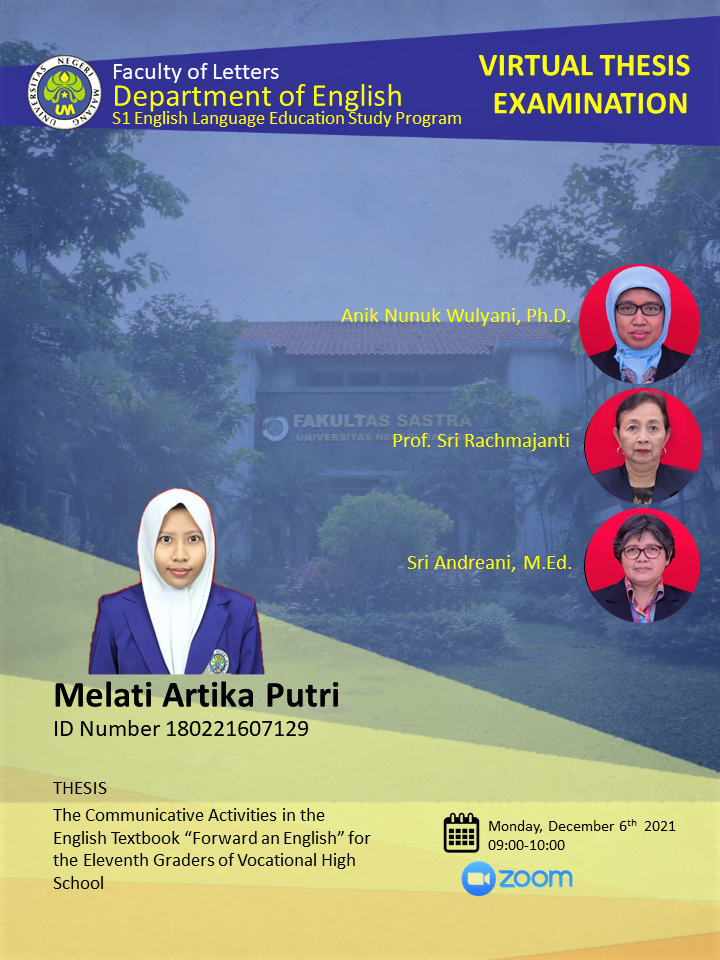 Virtual Thesis Examination MELATI ARTIKA PUTRI