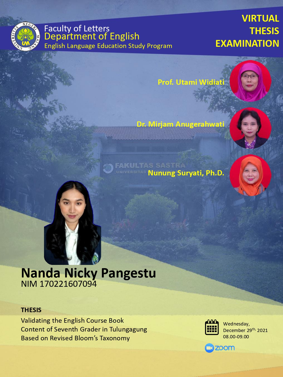 Virtual Thesis Examination NANDA NICKY PANGESTU