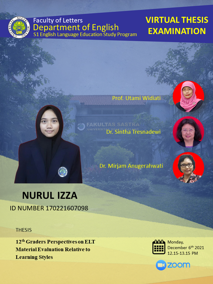 Virtual Thesis Examination NURUL IZZA