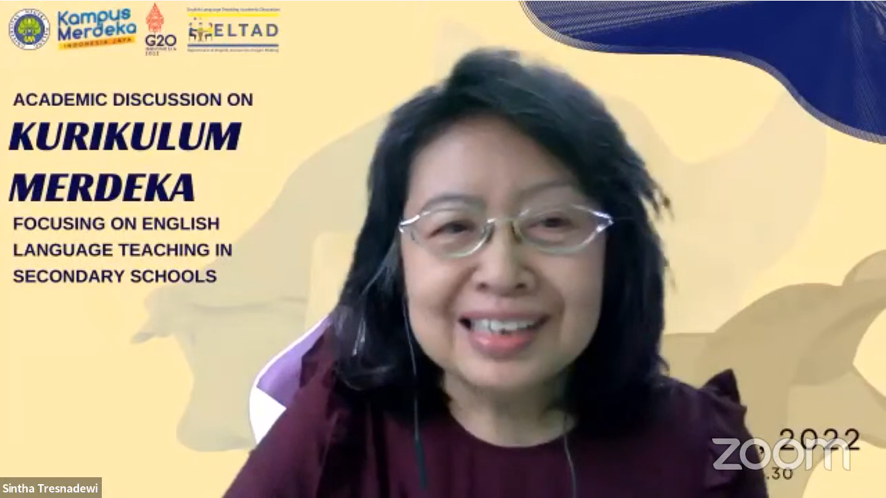 Webinar Series: “Academic Discussion on Kurikulum Merdeka focusing on English Language Teaching in Secondary Schools”