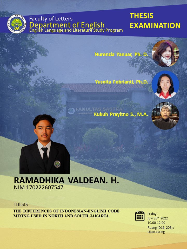 Thesis Examination Ramadika Valdean H.