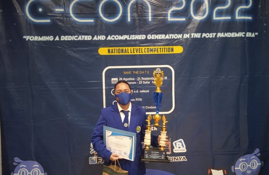 Mahasiswa  FS UM, Christopher Paller Gerale, Raih Juara 1 Speech Competition di NESTION 2022